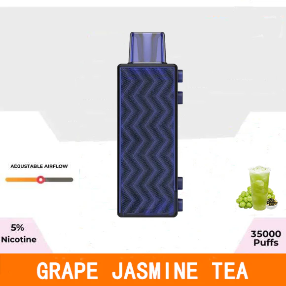 RELX Creator Magnetic Building Block Vape – Green Grape Jasmine, Up to 35,000 Puffs