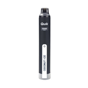 白 QUIK Mint Disposable Vape – Coconut Ice Flavour, Up to 5,000 Puffs