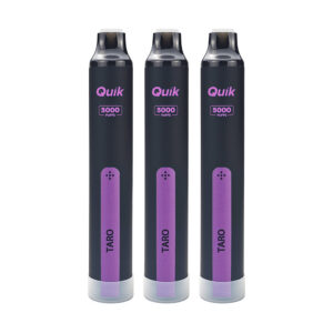 QUIK Mint Disposable Vape (3-Pack) – Taro , Up to 5,000 Puffs