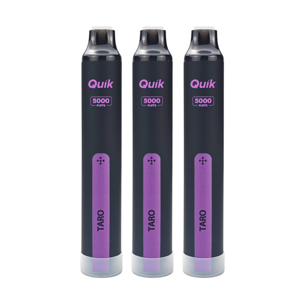QUIK Mint Disposable Vape (3-Pack) – Taro , Up to 5,000 Puffs