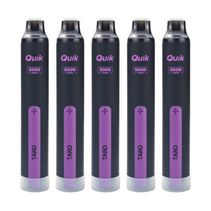 QUIK Mint Disposable Vape (5-Pack) – Taro , Up to 5,000 Puffs
