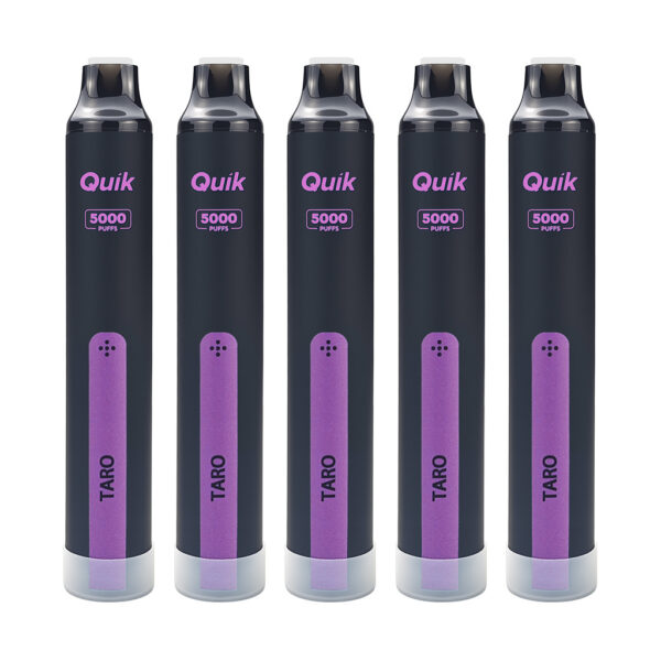 芋泥.5 QUIK Mint Disposable Vape (5-Pack) – Taro , Up to 5,000 Puffs