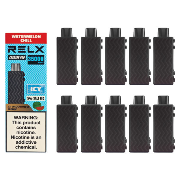 RELX Creator Magnetic Modular Vape – 35,000 Puffs Premium Building Block Pod System | Ultra Capacity | Multi-Flavour Options | Wholesale Packs (3 / 5 / 10 Available)