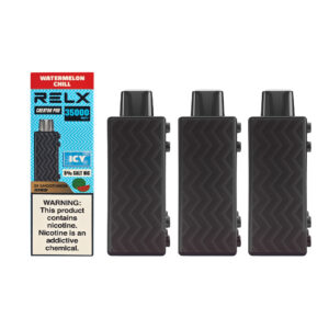 RELX Creator Magnetic Building Block Vape (3-Pack)– Watermelon, Up to 35,000 Puffs