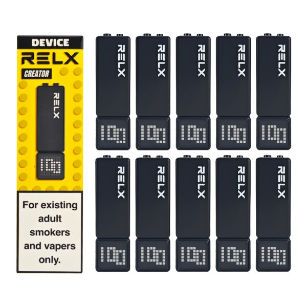 RELX Creator Magnetic Building Block Vape Pen (10-Pack) – Super Capacity, Multiple Flavors