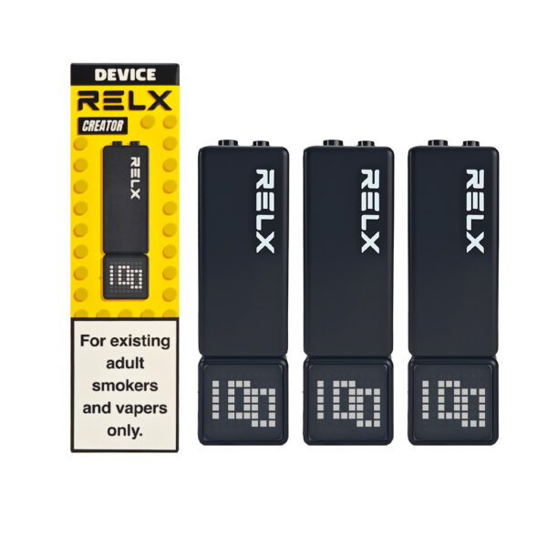 配件.3 RELX Creator Magnetic Building Block Vape Pen (3-Pack) – Super Capacity, Multiple Flavors