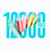 ICEMAX Ultra Freeze Disposable Vape 12,000 Puffs – Ice Cooling Flavour, Smart Display & Transparent Pod