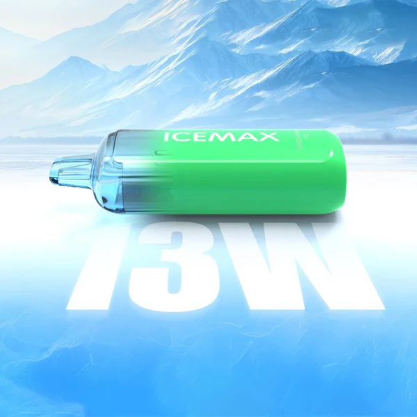 ICEMAX Ultra Freeze Disposable Vape 12,000 Puffs – Ice Cooling Flavour, Smart Display & Transparent Pod