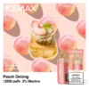 ICEMAX Ultra Freeze Disposable Vape 12,000 Puffs – Ice Cooling Flavour, Smart Display & Transparent Pod